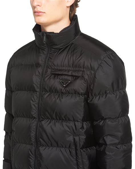 prada puffer jacke|prada re nylon puffer jacket.